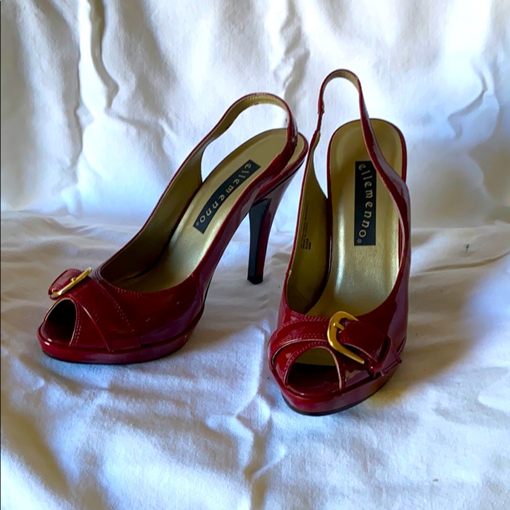 Sling-back(china made not real, vegan leather)5-6”